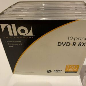ILO DVD+R 4.7GB 120‎ minutes 8x Disc cases new 170102
